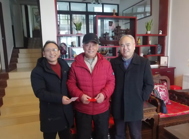 戴豪贛、劉志堅(jiān)一行走訪慰問公司老黨員、老干部
